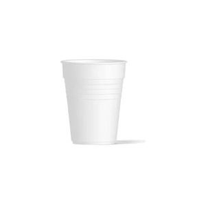 Herbruikbare koffiebeker wit kunststof - 36 Stuks - 180 ml - Vaatwasserbestendig