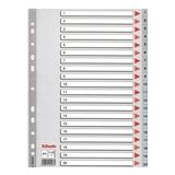Esselte 100107 A4 index | plastic | 1-20 | 11-gaats