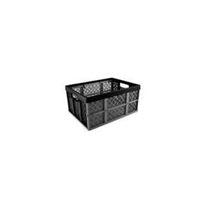 Sunware Basic vouwkrat | antraciet & zwart | kunststof | 32 liter