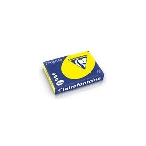 Clairefontaine papier | zonnegeel | A4 | 160 gr. | 250 vel