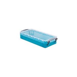 Really Useful Box opbergdoos | polypropyleen | transparant helblauw | 0,55 liter