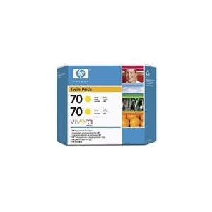 HP 70 (CB345A) 2-pack geel