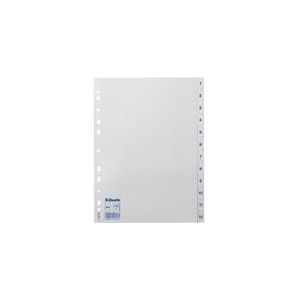 Esselte 100153 A4 tabbladen | plastic | 1-12 | 11-gaats