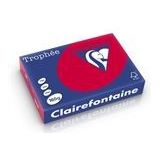 Clairefontaine papier | kersenrood | A4 | 160 gr. | 250 vel