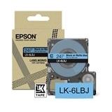 Epson LK-6LBJ matte tape zwart op blauw 24 mm (origineel)