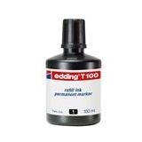 Edding T 100 navulling | zwart | 100 ml