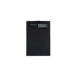 Maul 2325490 klembord met rekenmachine | A4 staand | kunststof | zwart