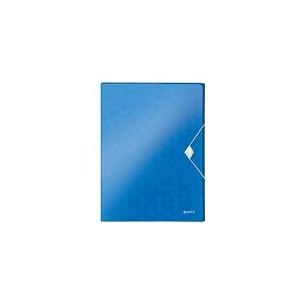 Leitz 46290036 WOW documentenbox | A4 | polypropyleen | blauw metallic | tot 250 vel