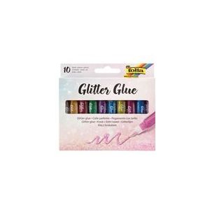 Folia 574 glitterlijm | verschillende kleuren | 10 stuks