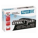 Rapid 24/8  superstrong nietjes gegalvaniseerd | rvs | tot 50 vel | 1000 stuks