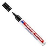 Edding 3000 permanent marker | zwart | ronde punt | 1,5 - 3 mm