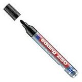 Edding 250 whiteboard marker | zwart | ronde punt | 1,5 - 3 mm