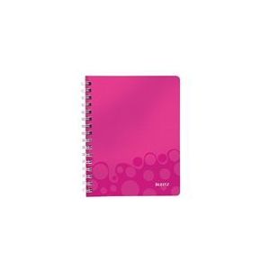 Leitz collegeblok 4639 WOW | A5 | gelinieerd | roze metallic | 80gr. | 80 vel