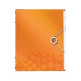 Leitz 4634 WOW sorteermap | oranje metallic | 12 tabs