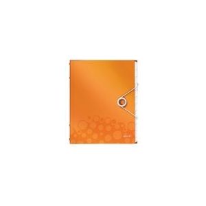 Leitz 4634 WOW sorteermap | oranje metallic | 12 tabs