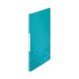 Leitz 4631 WOW showalbum | A4 | ijsblauw metallic | 20 insteekhoezen