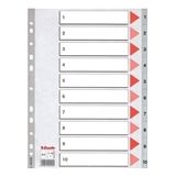 Esselte 100105 A4 index | plastic | 1-10 | 11-gaats
