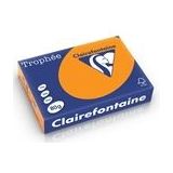 Clairefontaine papier | fluo oranje | A4 | 80 gr. | 500 vel