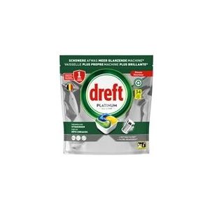 Dreft All-in-One Platinum Vaatwastabletten | Citroen | 34 tabs