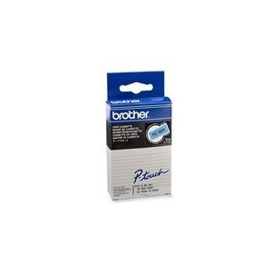 Brother TC-501 tape zwart op blauw 12mm x 7,7m (origineel)