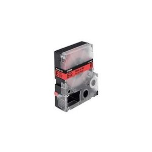 Epson LC-2RBP9 tape zwart op pastel rood 6 mm ( 9m)