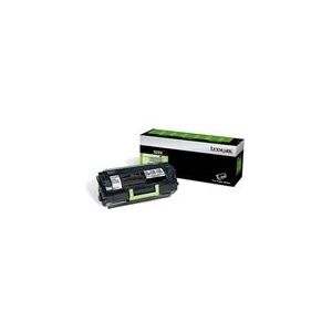 Lexmark 52D2X00 nr. 522X toner cartridge zwart extra hoge capaciteit (origineel)