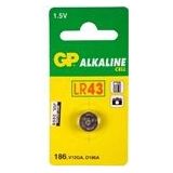 GP knoopcel batterij LR43 | 186 | alkaline | 1 stuk