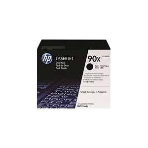 HP 90X (CE390XD) toner cartridge zwart hoge capaciteit 2 stuks (origineel)