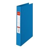 Esselte Vivida ringband | A4 | plastic | 4 O-ringen | blauw | 42mm