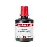 Edding T 100 navulling | rood | 100 ml