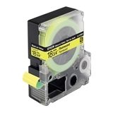 Epson LC-5YBF9 tape zwart op fluorescerend geel 18 mm origineel