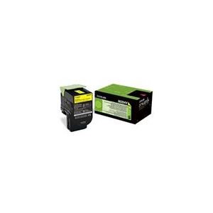 Lexmark 80C2HY0 nr. 802HY toner cartridge geel hoge capaciteit (origineel)