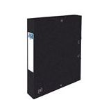 Oxford elastobox Top File  | A4 | karton | zwart | 40 mm | 300 vel