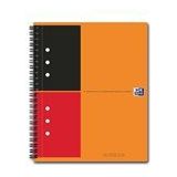 Oxford International collegeblok | A5 | gelinieerd | oranje | 12-gaats | 80 vel