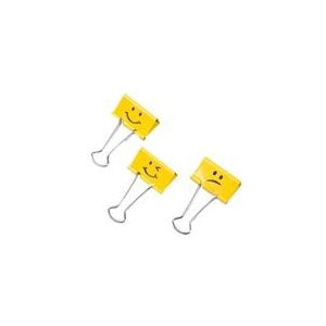 Rapesco Emoji papierklem | 19 mm | staal | geel | 20 stuks