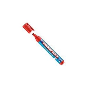 Edding 383 flipchart marker | rood | beitelvormige punt | 1-5mm
