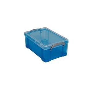 Really Useful Box opbergdoos | polypropyleen | transparant blauw | 9 liter
