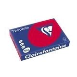 Clairefontaine papier | kersenrood | A4 | 120 gr. | 250 vel