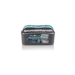 Minky opbergbox met schoonmaakpad | grijs | 3 stuks