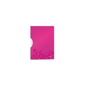 Leitz 4185 WOW colorclip map | roze metallic