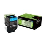 Lexmark 70C2HC0 nr. 702HC toner cartridge cyaan hoge capaciteit (origineel)