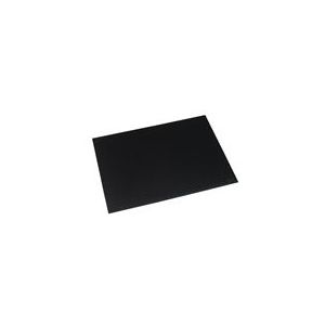 Rillstab bureauonderlegger | kunststof | zwart | 65 x 52 cm