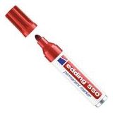 Edding 550 permanent marker | rood | ronde punt | 3-4 mm