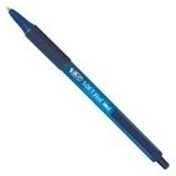 BIC Soft Feel balpen | blauw | clic grip | 12 stuks