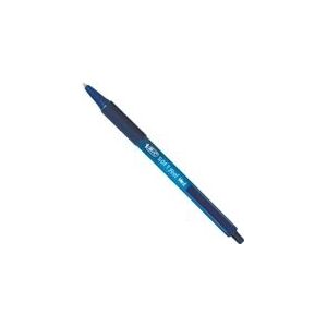 BIC Soft Feel balpen | blauw | clic grip | 12 stuks