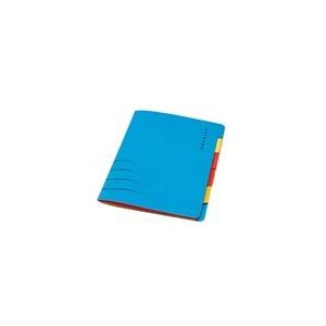 Jalema 3190602 sorteermap | colorkraft karton | blauw | 6 tabs