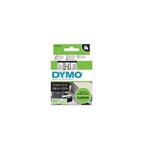 DYMO S0720680 / 40913 tape zwart op wit 9mm (origineel)