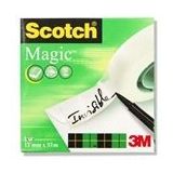 3M Scotch magic tape | standaard | 12mm x 33m | 1 rol