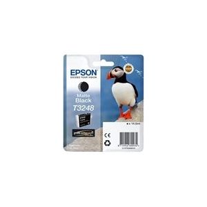Epson T3248 inktcartridge mat zwart (origineel)