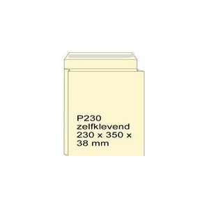 Raadhuis 309802 monsterzak | cr?me | zelfklevend | P230 | 229 x 324 x 38 mm | 125 stuks